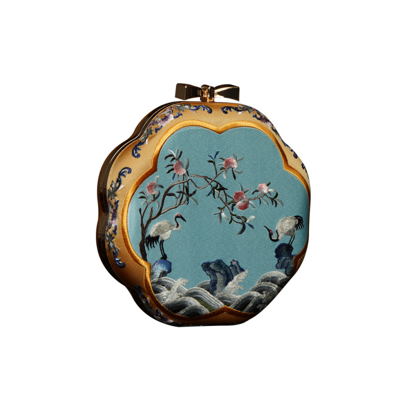 Tang Medium Floral Silk Crossbody Bag